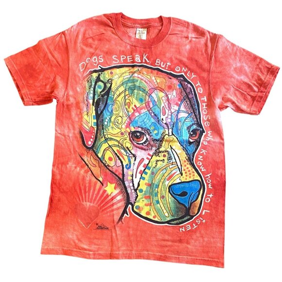 Dogs Speak Classic Cotton T-Shirt Size Adult Small 2015 Dean Russo - Picture 1 of 8